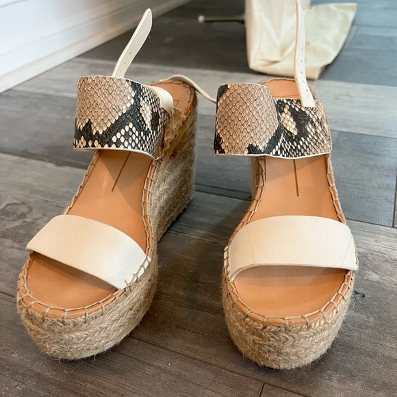 Dolce vita platform sandal snakeskin print - Picture 2 of 4